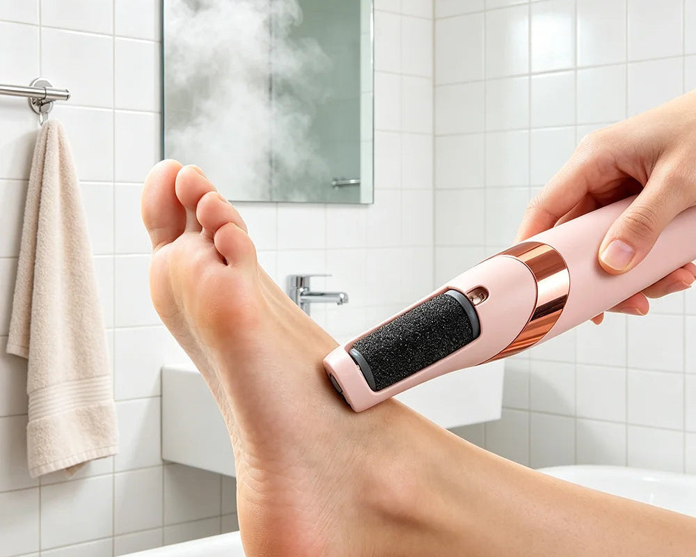 Rechargeable Electric Foot Callus Remover | Professional Foot File & Pedicure Tool for Removing Dead Skin, Dry Skin & Cracked Heels | Unisex