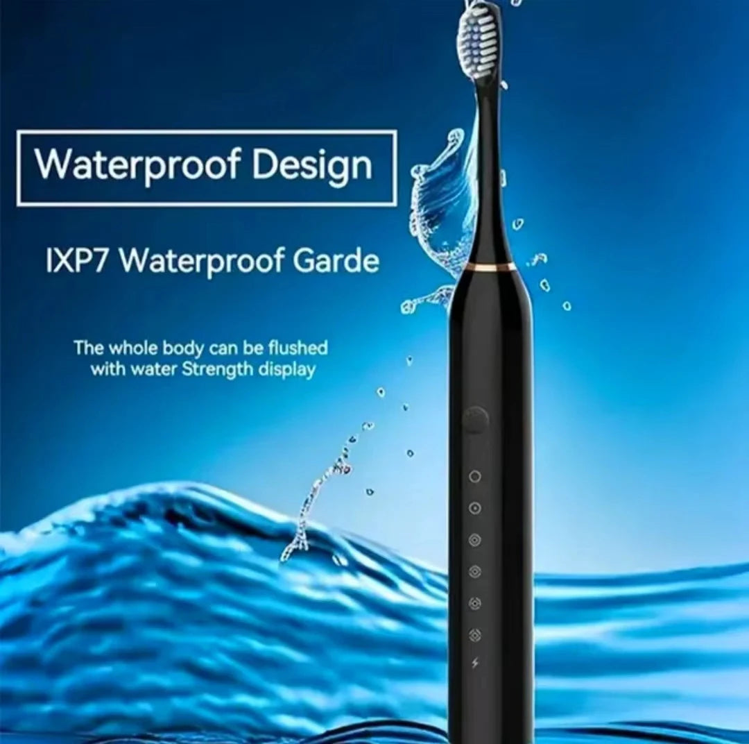 Premium Rechargeable Sonic Electric Toothbrush | Smart Timer, 6 Cleaning Modes, IPX7 Waterproof & Travel-Friendly