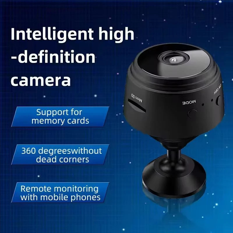 A9 Mini WiFi Security Camera | 1080P HD Wireless Indoor & Outdoor Surveillance Camera with Motion Detection & Remote Monitoring