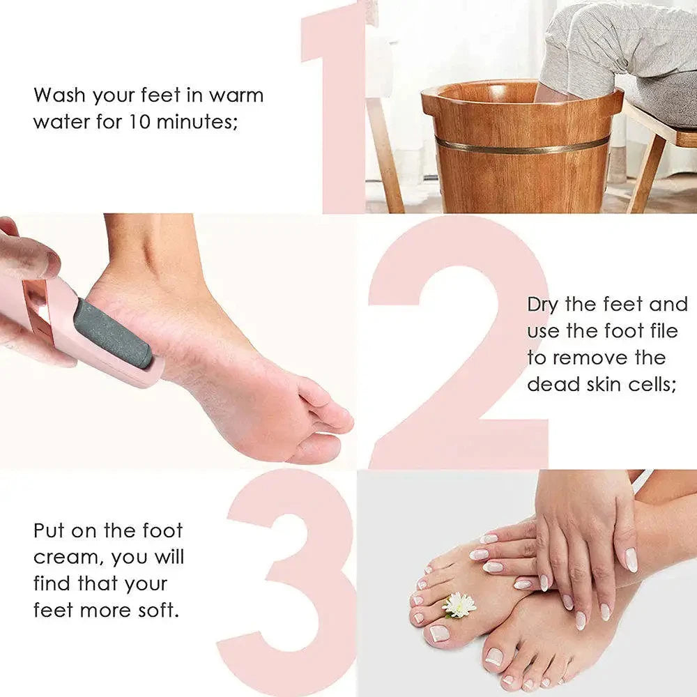 Rechargeable Electric Foot Callus Remover | Professional Foot File & Pedicure Tool for Removing Dead Skin, Dry Skin & Cracked Heels | Unisex